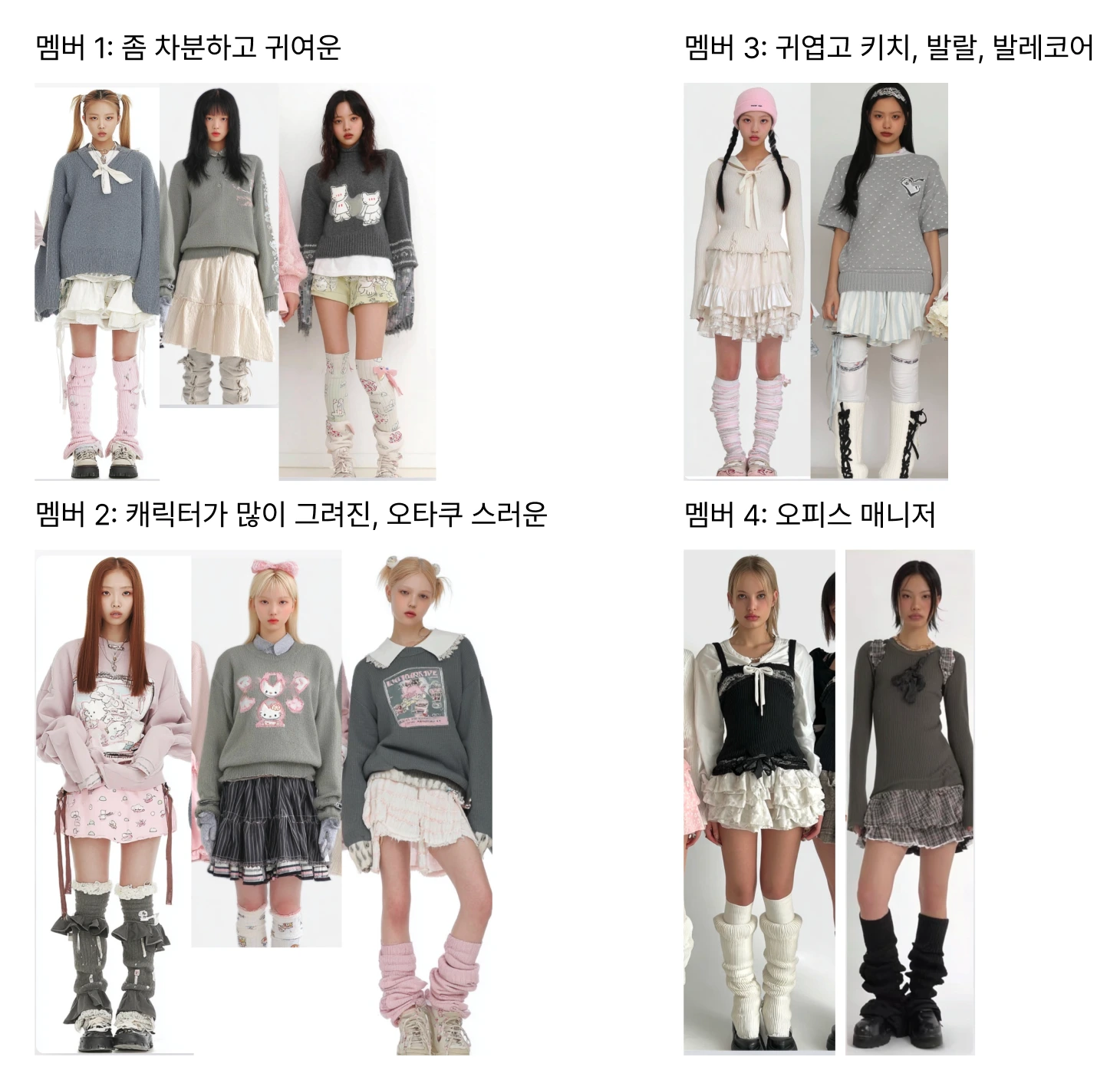 의상 제작 단계 이미지